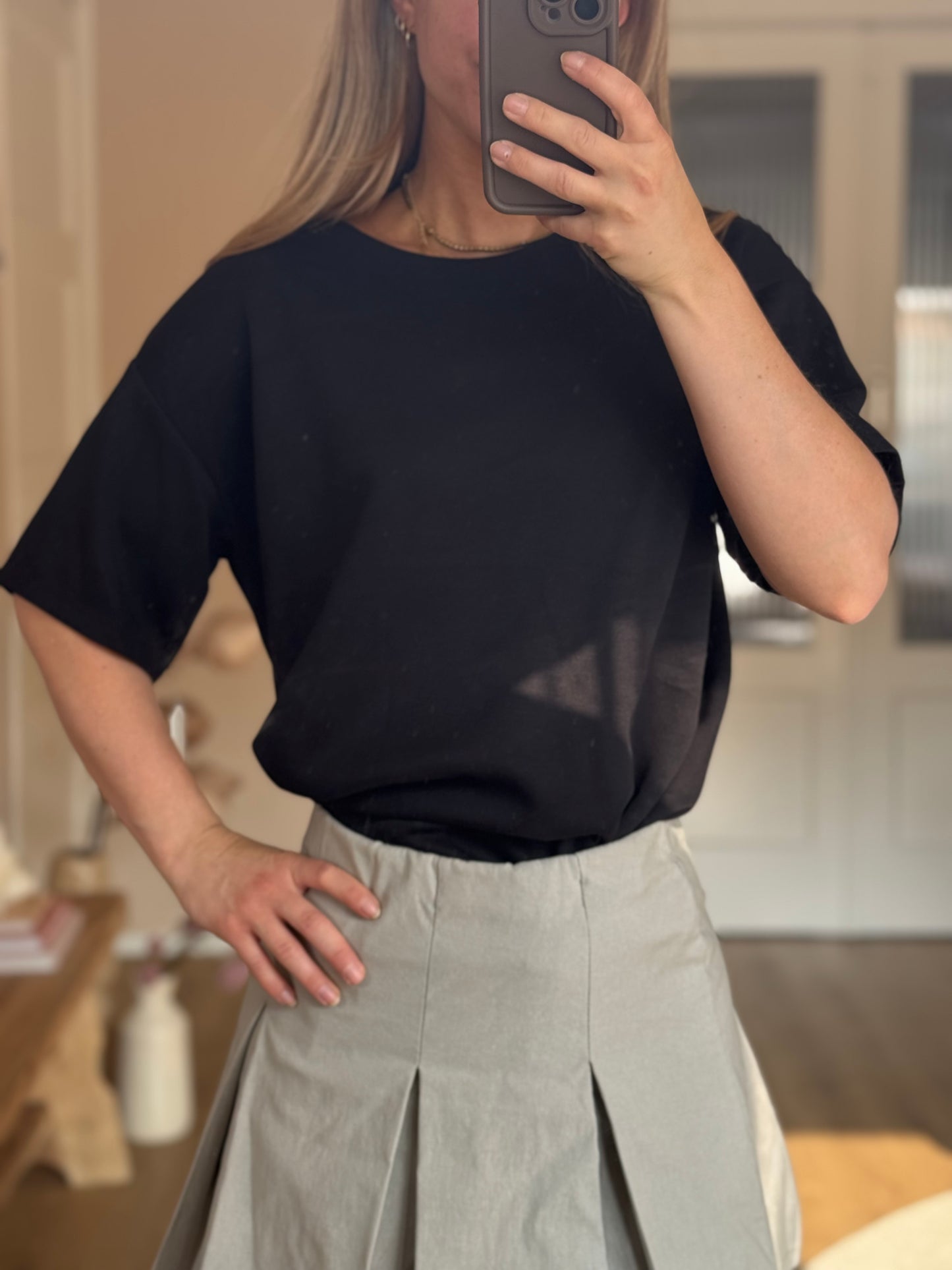 Mila T-shirt - Black