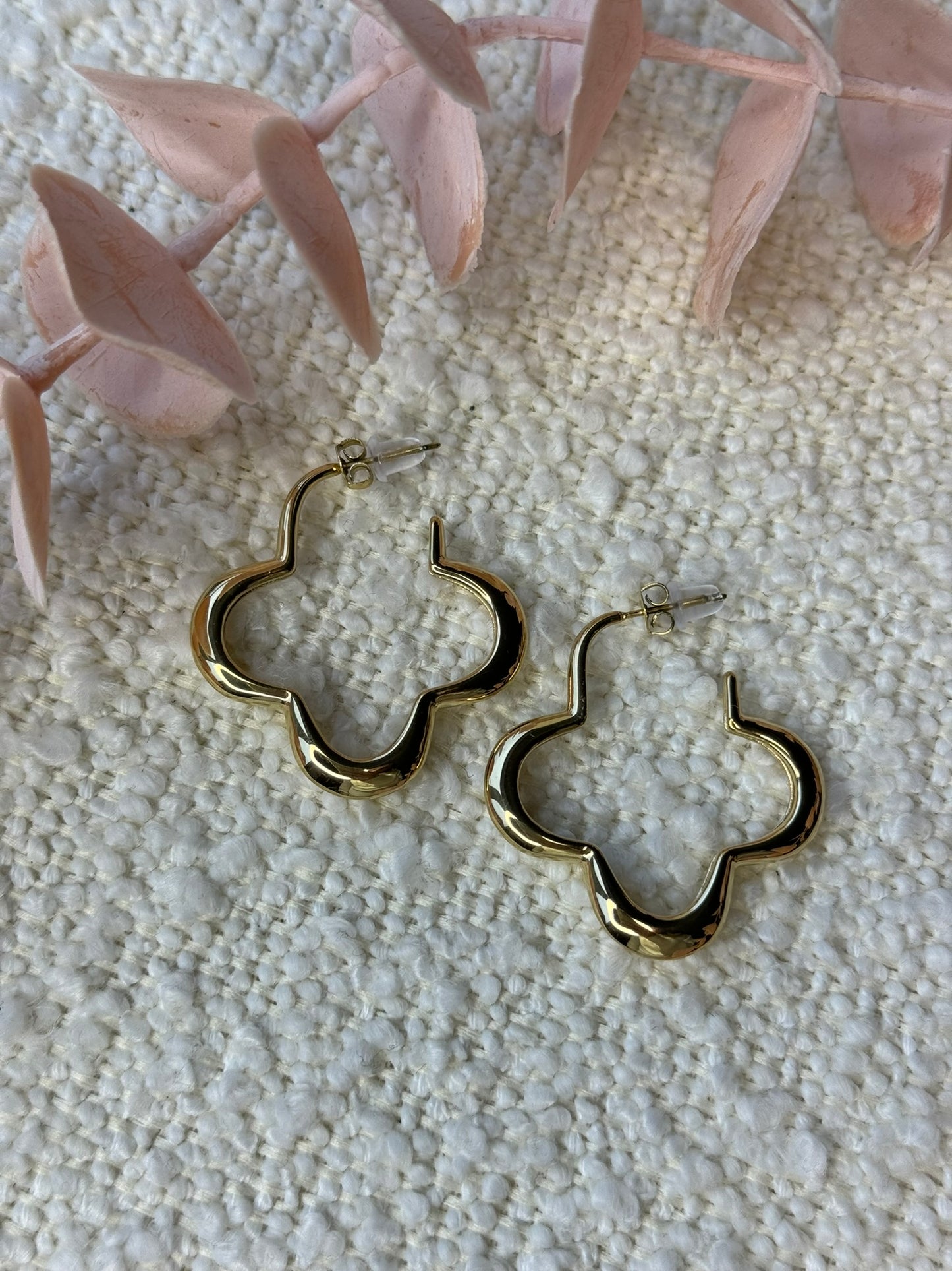 Oorbellen Klaver - Goud