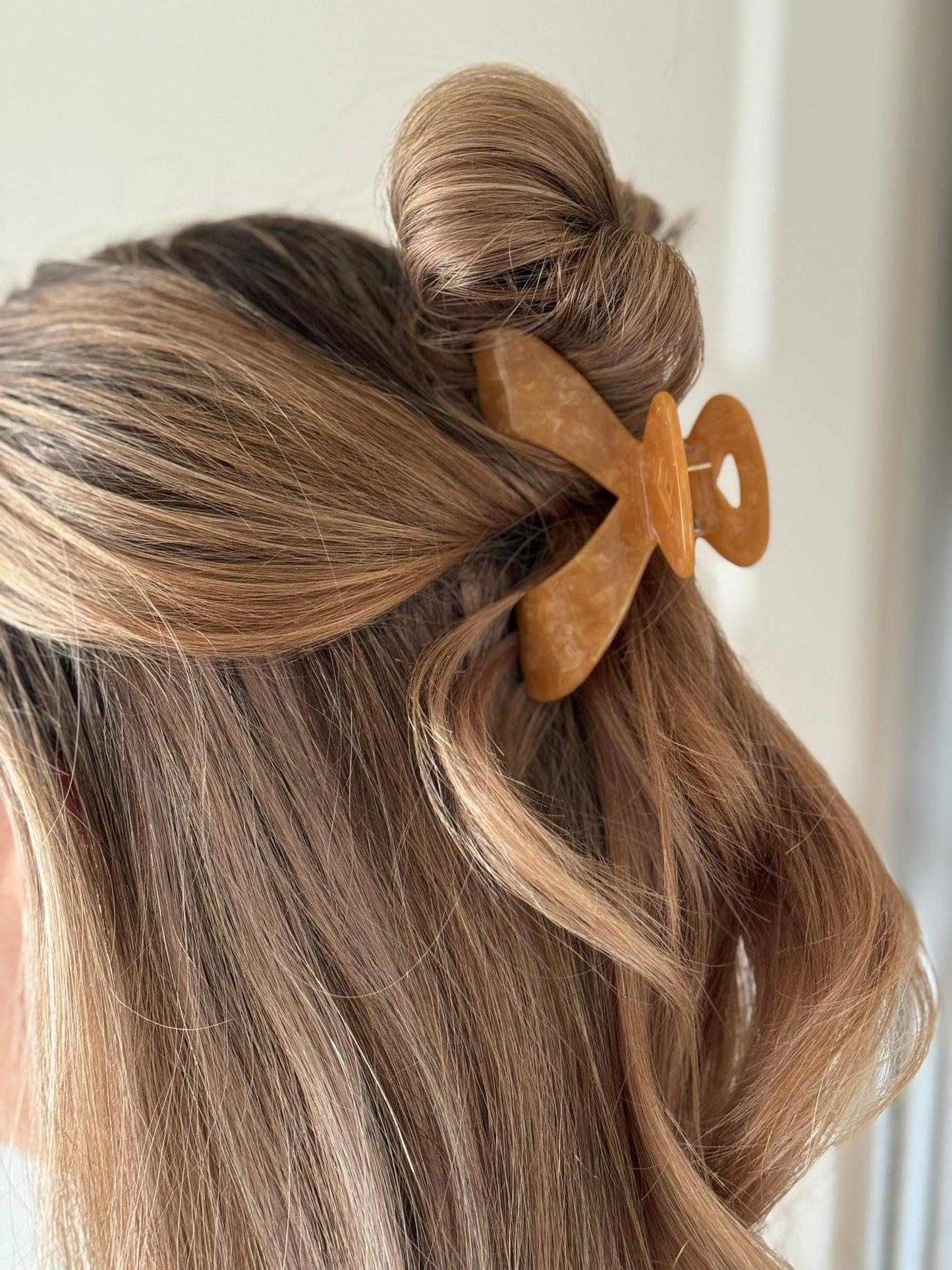 Haar klem - Peach