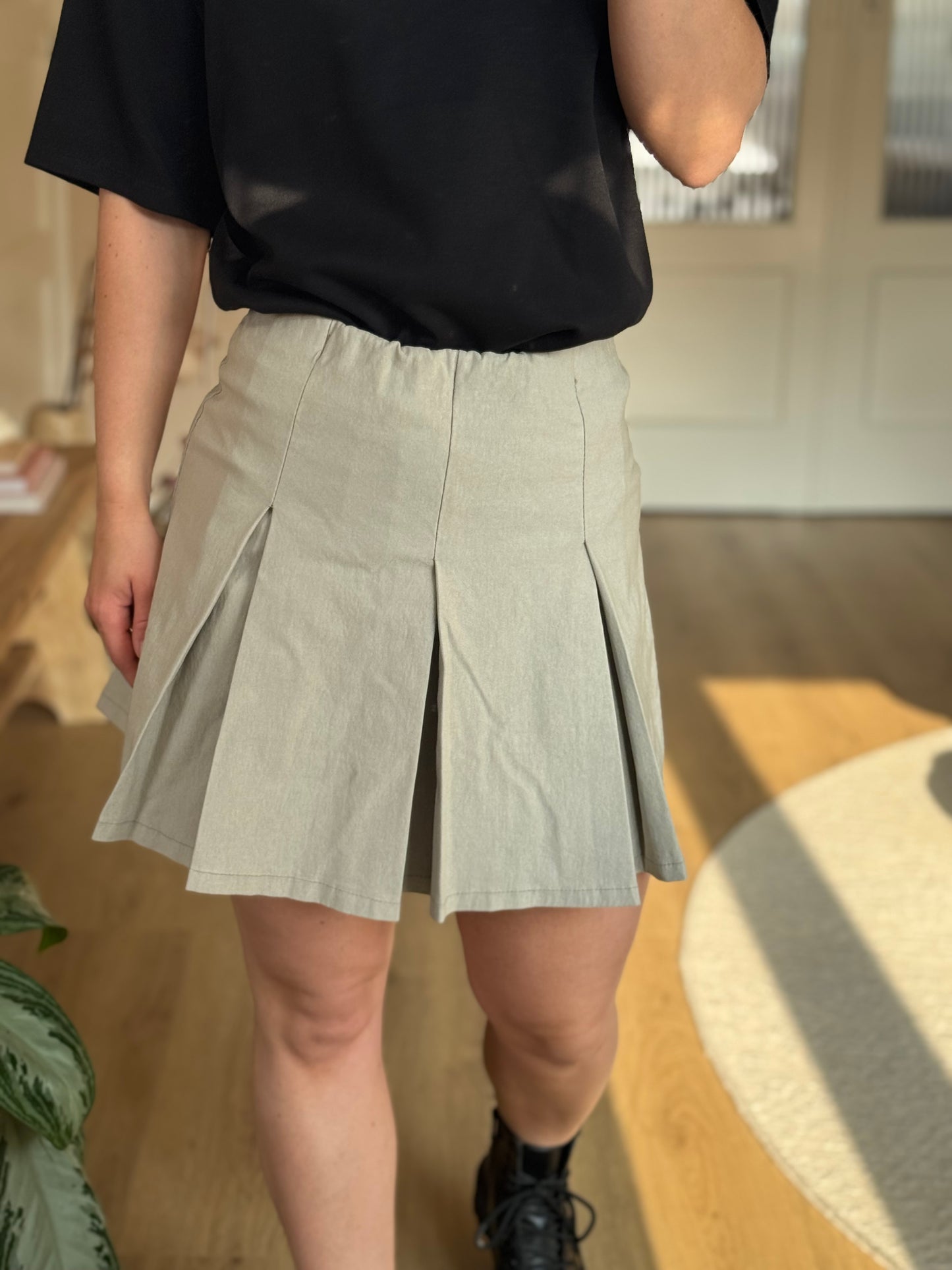Lola rok - Grijs-Beige