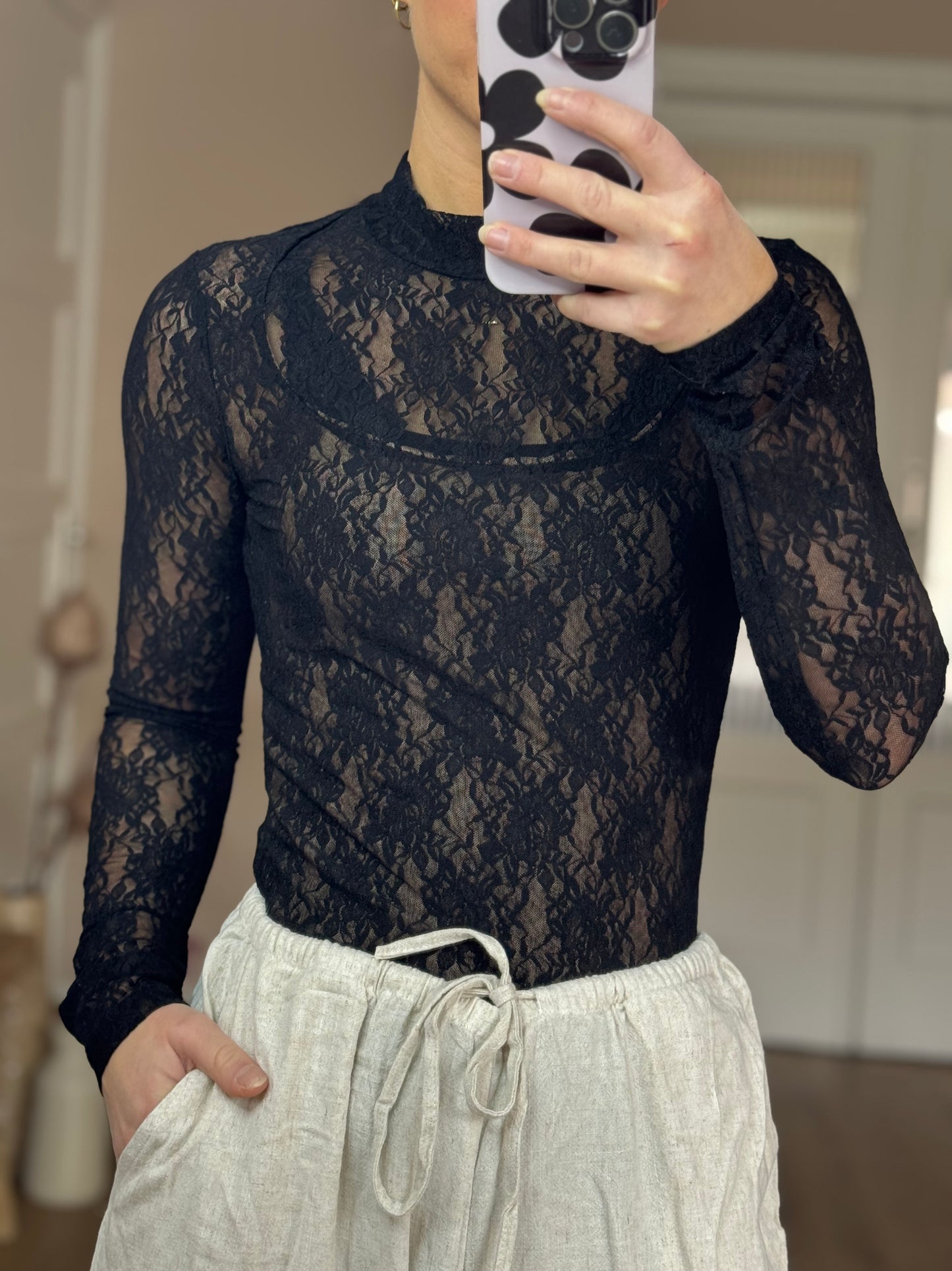Daisy body - Zwart