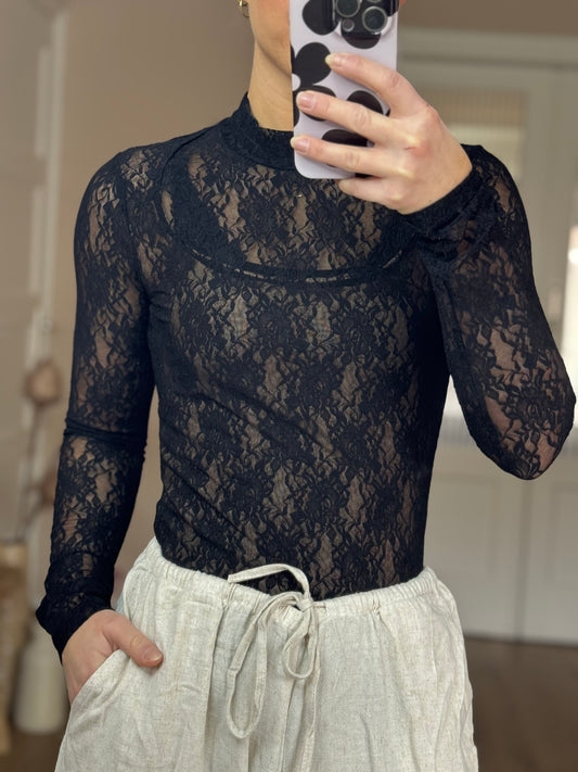 Daisy body - Zwart