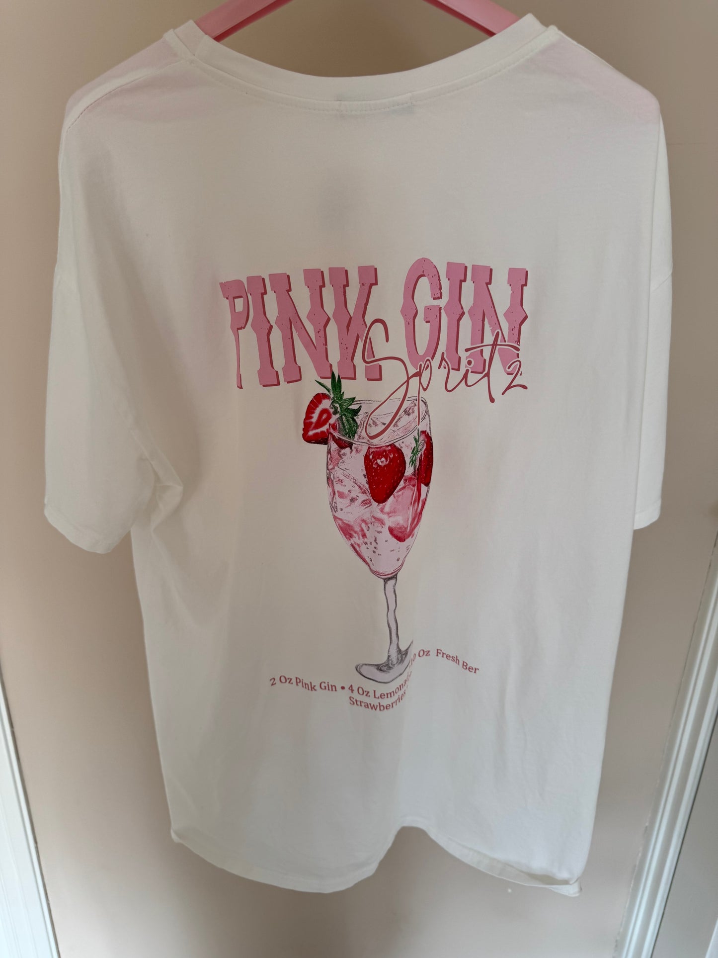 Pink Gin - White