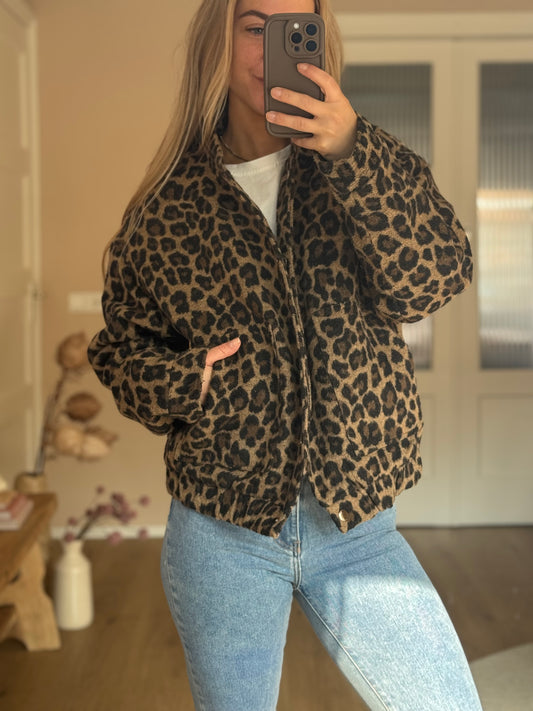 Bomber jas - panter