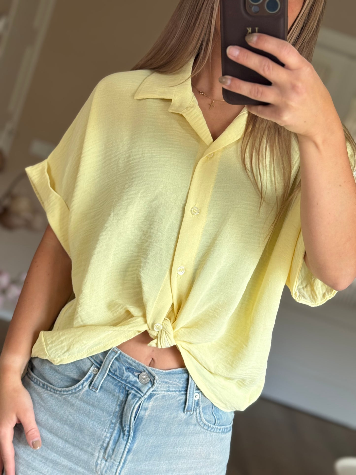 Yellow blouse
