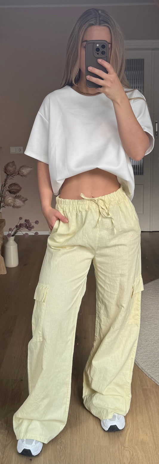 Cargo Pants - Geel