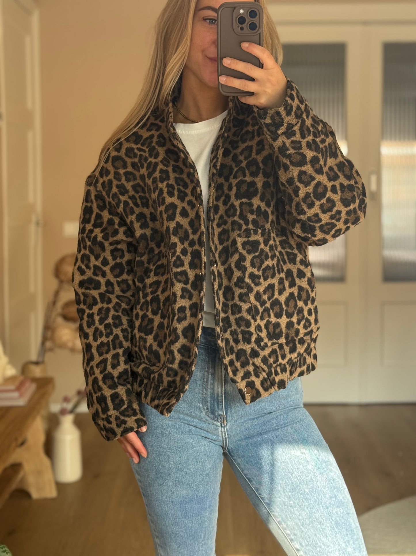 Bomber jas - panter