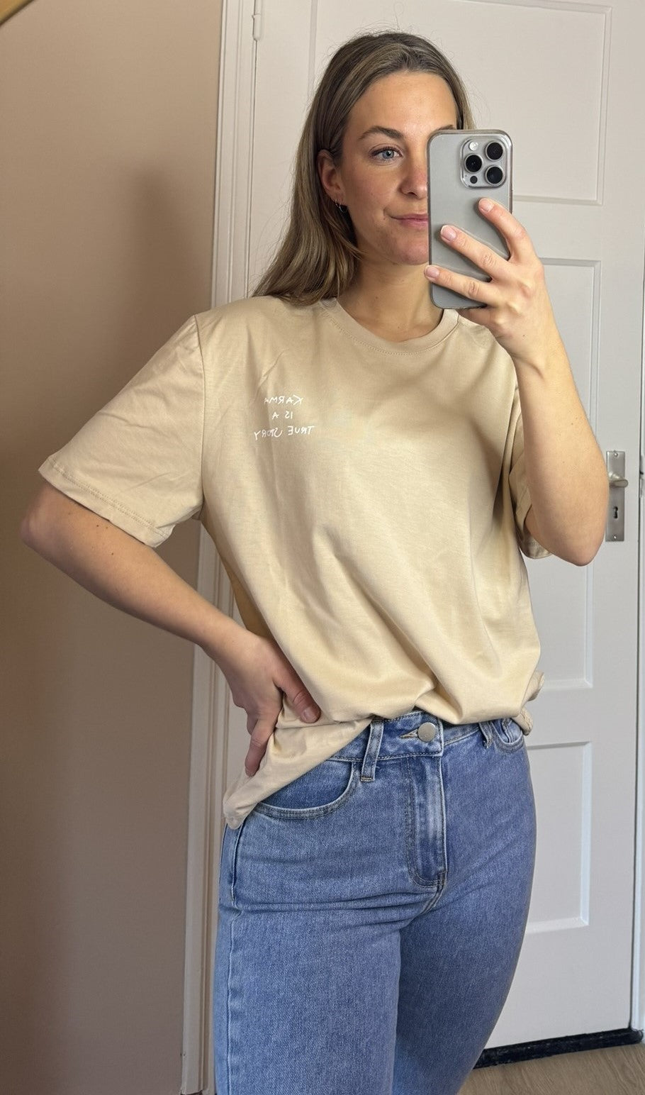T-shirtje Karma - Beige