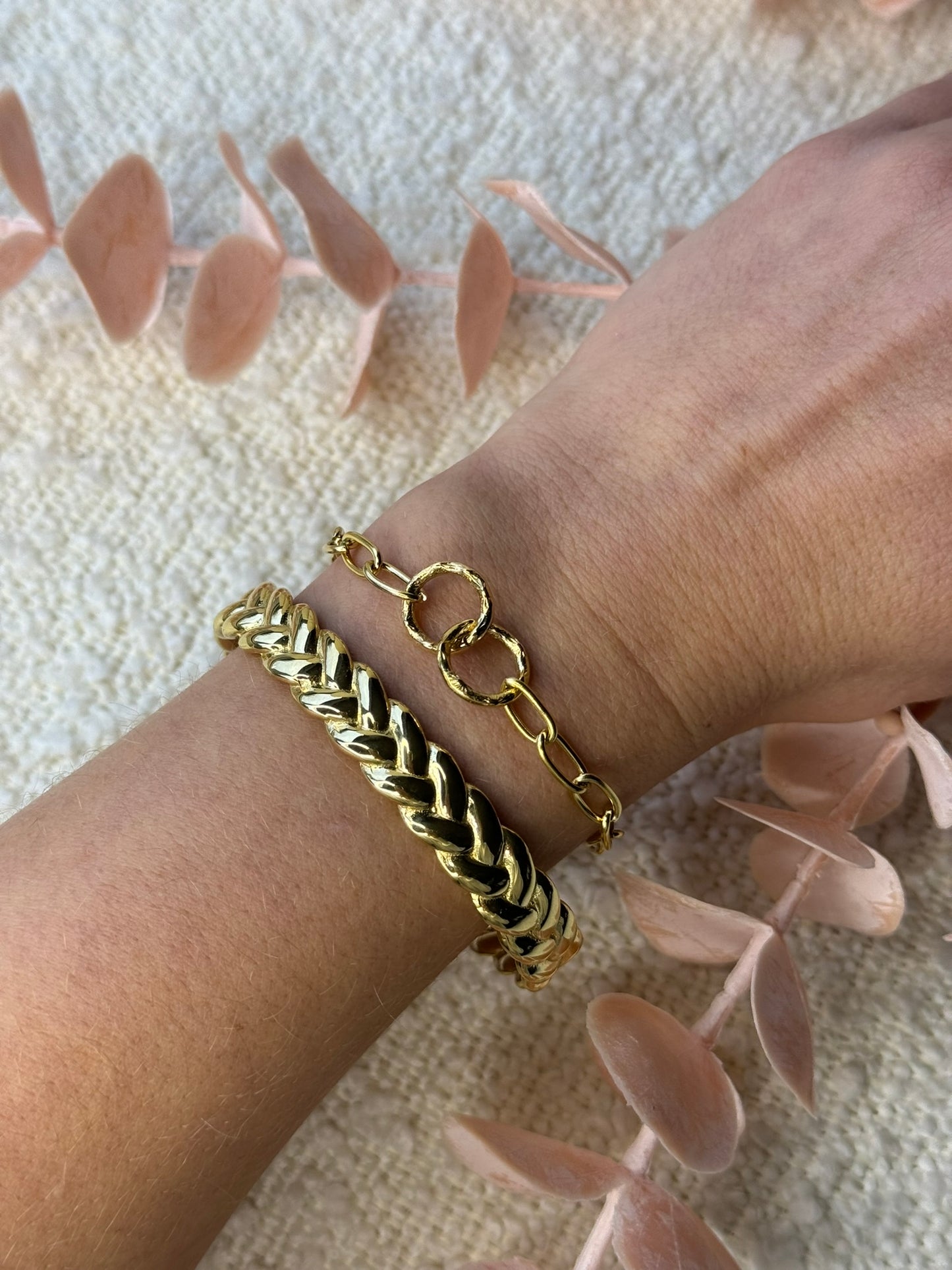 Forever connected armband - Goud