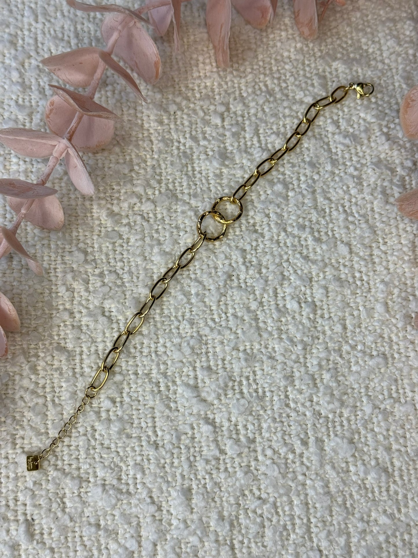 Forever connected armband - Goud
