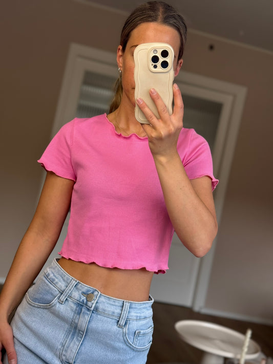 T-shirtje kort - Pink